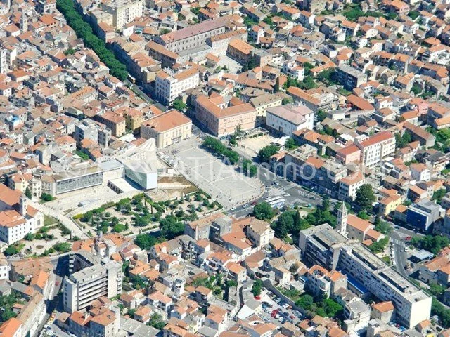 Aerial view of apartment in Sibenik center